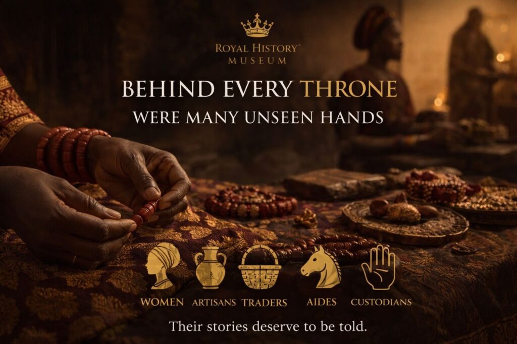 RHMO poster: Behind Every Throne, Many Unseen Hands